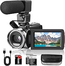 Full HD 1080P Video Camera with 36MP, 3-Inch Screen