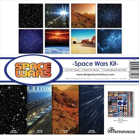 Space Wars Collection Kit, Multicolor, 12" by 12"