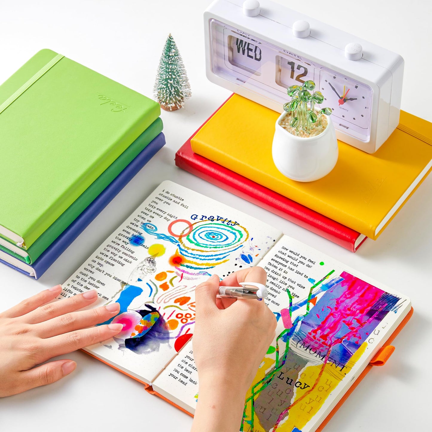 Dotted Journal Kit with Pens and Accessories