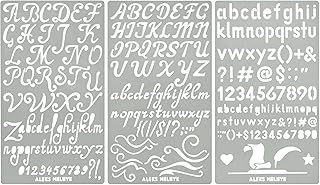 Metal Stencil Kit for Wood Burning and Engraving