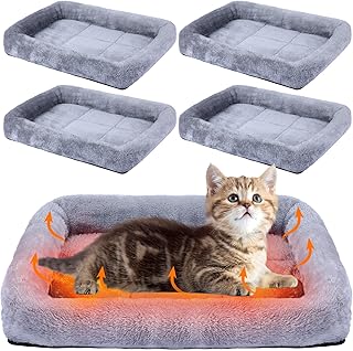 Self-Warming Cat Bed Pack for Indoor Pets