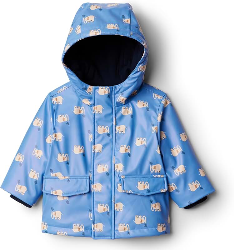 Toddler and Baby Boys' Water-Resistant Rain Jacket