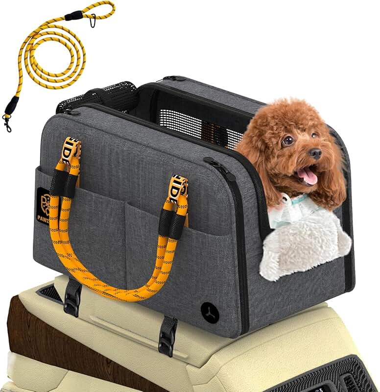 Center Console Dog and Cat Car Seat with Storage
