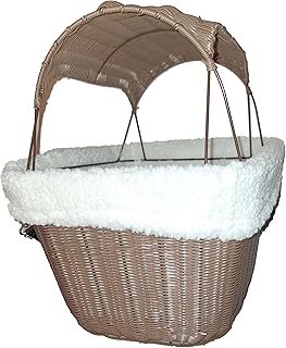 Bike Basket for Small Dogs and Cats with Sun Shade