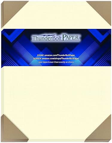 25 Natural Linen Cover Sheets, 8x10 Inches