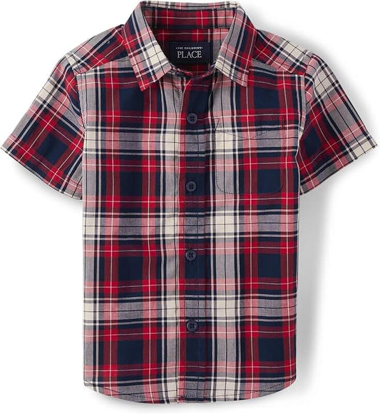 Baby Boys and Toddler Boys Short Sleeve Shirt