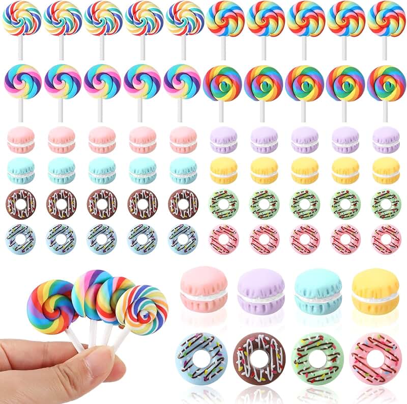 60 Mini Christmas Candy Decorations for Crafts