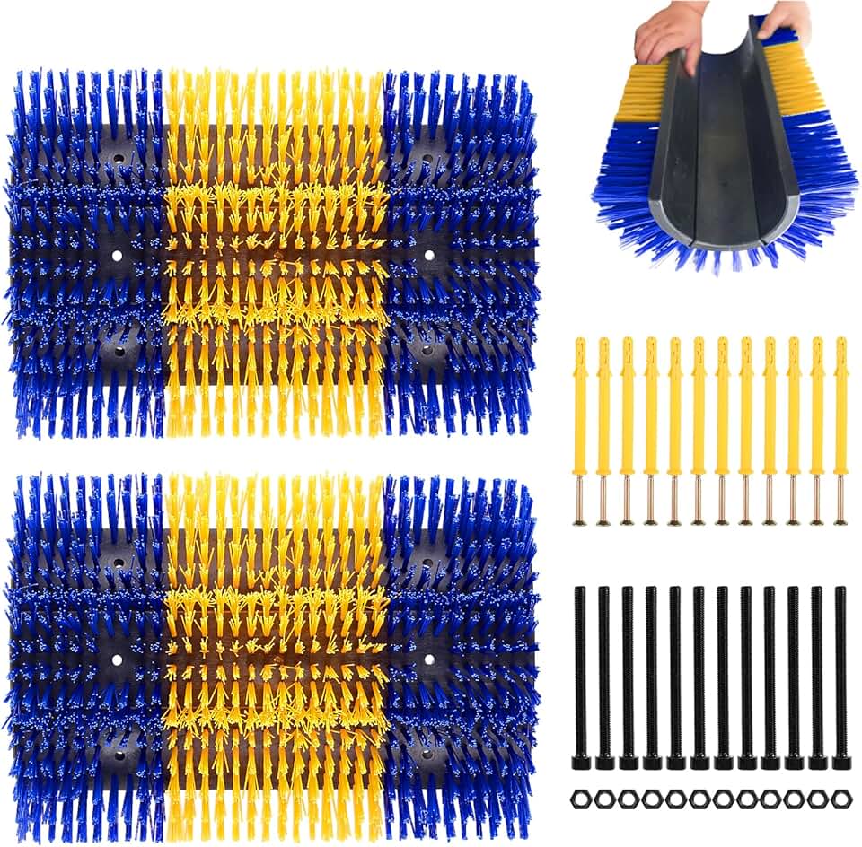 Large Livestock Grooming and Itch Relief Brush Set