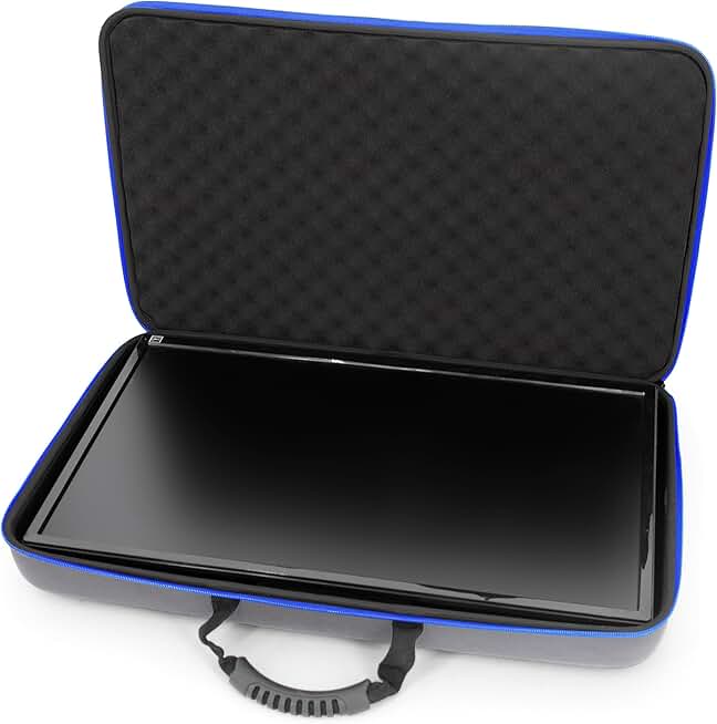 Portable Hard Shell Case for 15.6-24 Inch Monitors and Laptops