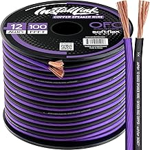 12 AWG OFC Speaker Wire Cable, 100 Feet