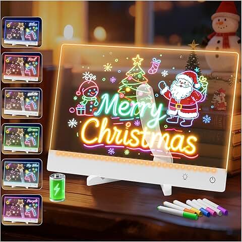 Rechargeable LED Color Drawing and Message Board