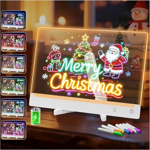 Rechargeable LED Color Drawing and Message Board