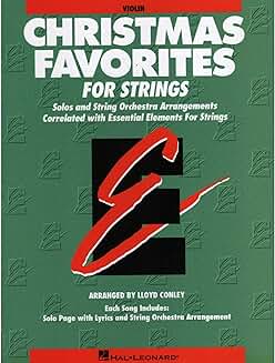 Christmas Solo and String Orchestra Arrangements for Violin
