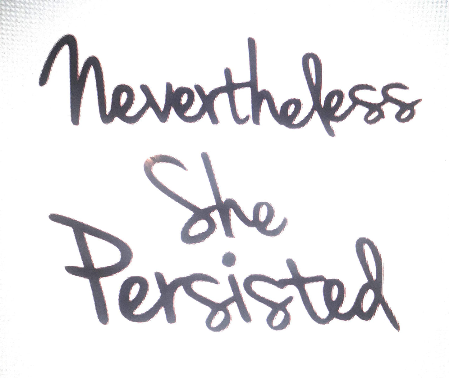 Persisted 4-inch vinyl decal for laptop journal wall or car