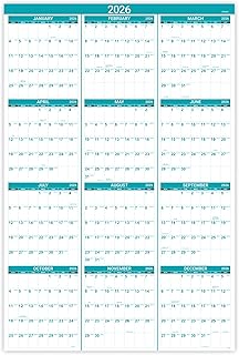 2026 Wall Calendar with Julian Dates and Thick Paper