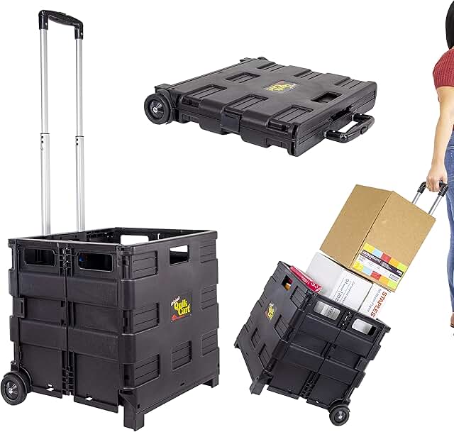 Portable Collapsible Handcart for Travel and Storage