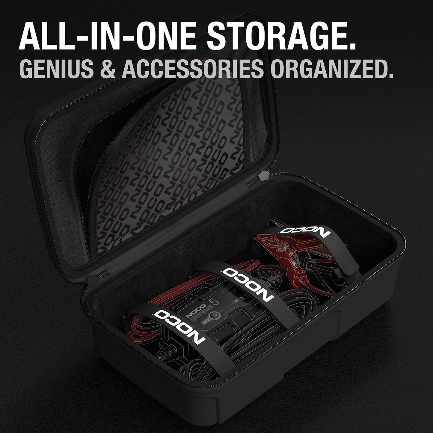 GC040 Universal EVA Protection Case for GENIUS1, GENIUS2, GENIUS5, and GENIUS10 Smart Battery Chargers
