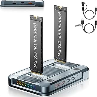 Dual-Bay M.2 Cloner Dock Station with USB-C