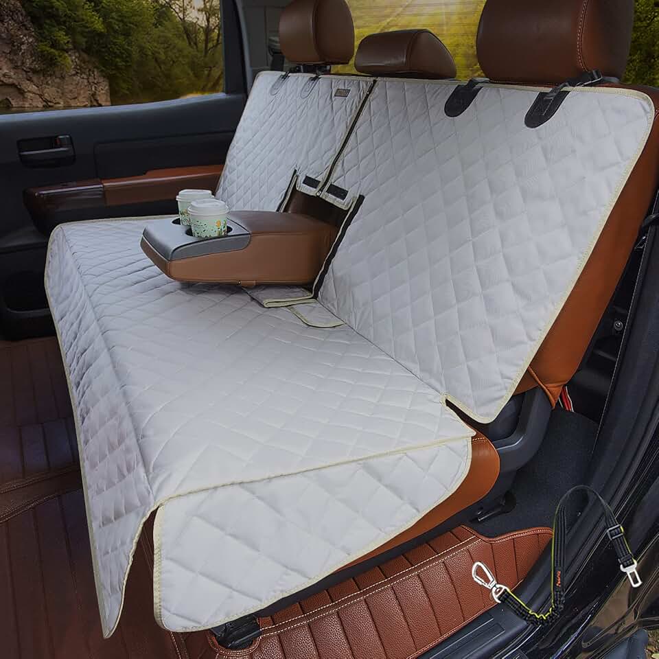 Waterproof Truck Seat Cover for Dogs and Kids