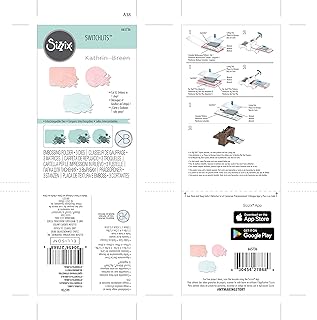 Floral Label Embossing Folder for Switchlits