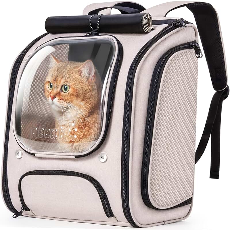 Large Breathable Cat and Dog Backpack Carrier