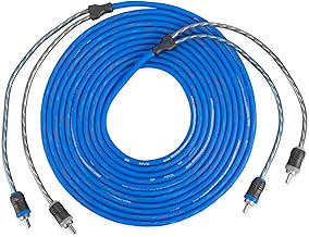 19.69 ft Oxygen-Free Copper Car Audio RCA Cable