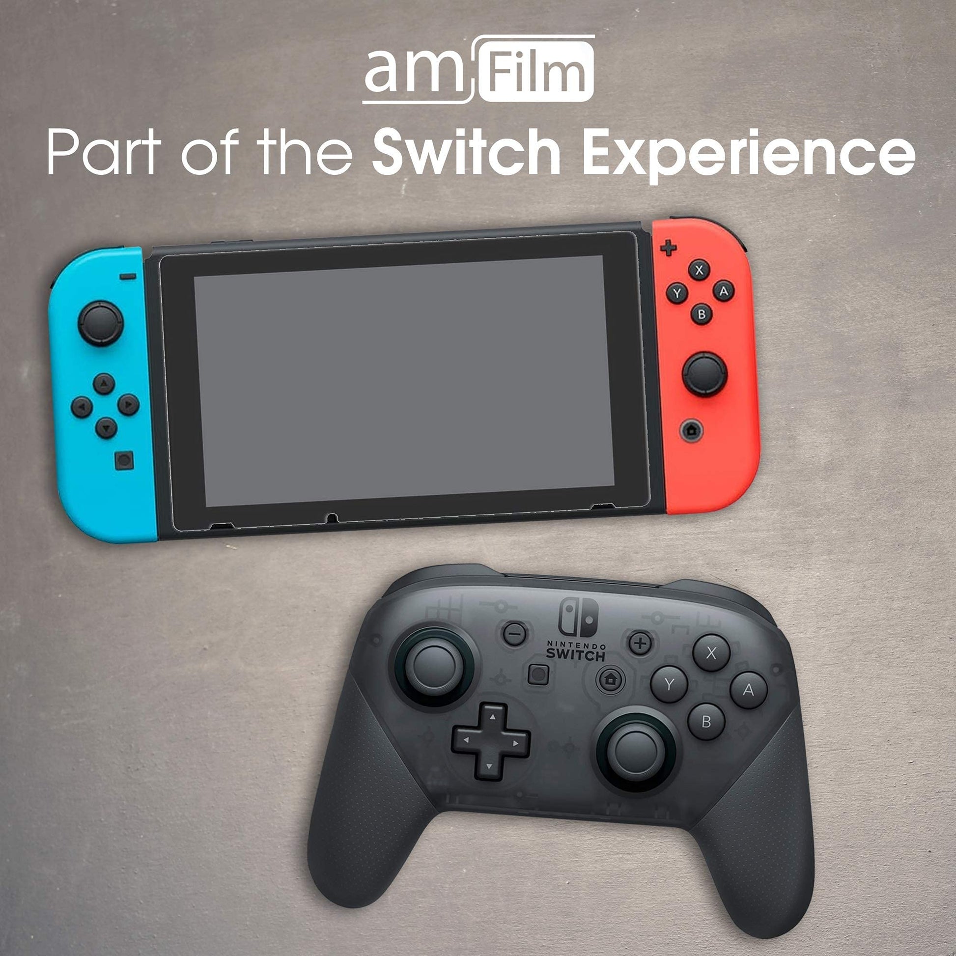 Tempered Glass Screen Protector for Nintendo Switch 2017 (2-Pack)