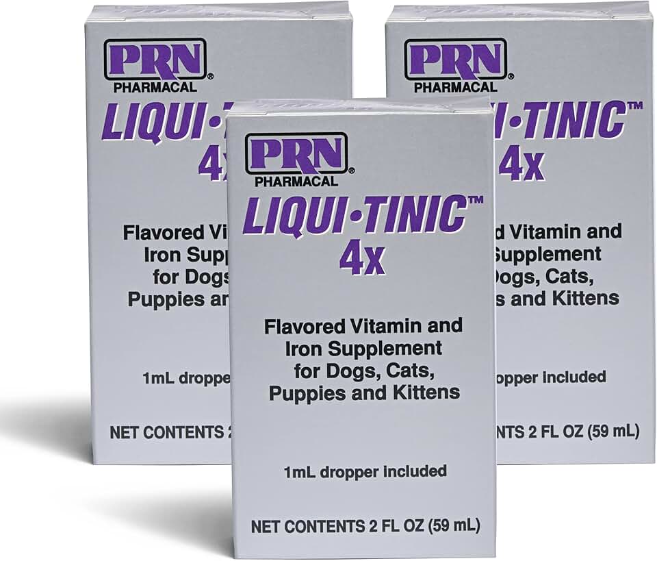 Pet Liver-Flavored Iron & Vitamin Supplement, 3 Pack