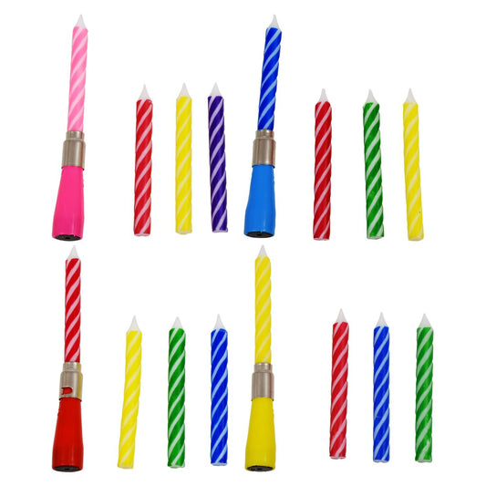 Musical Birthday Candles, 4-ct. Packs (Pack of 24)