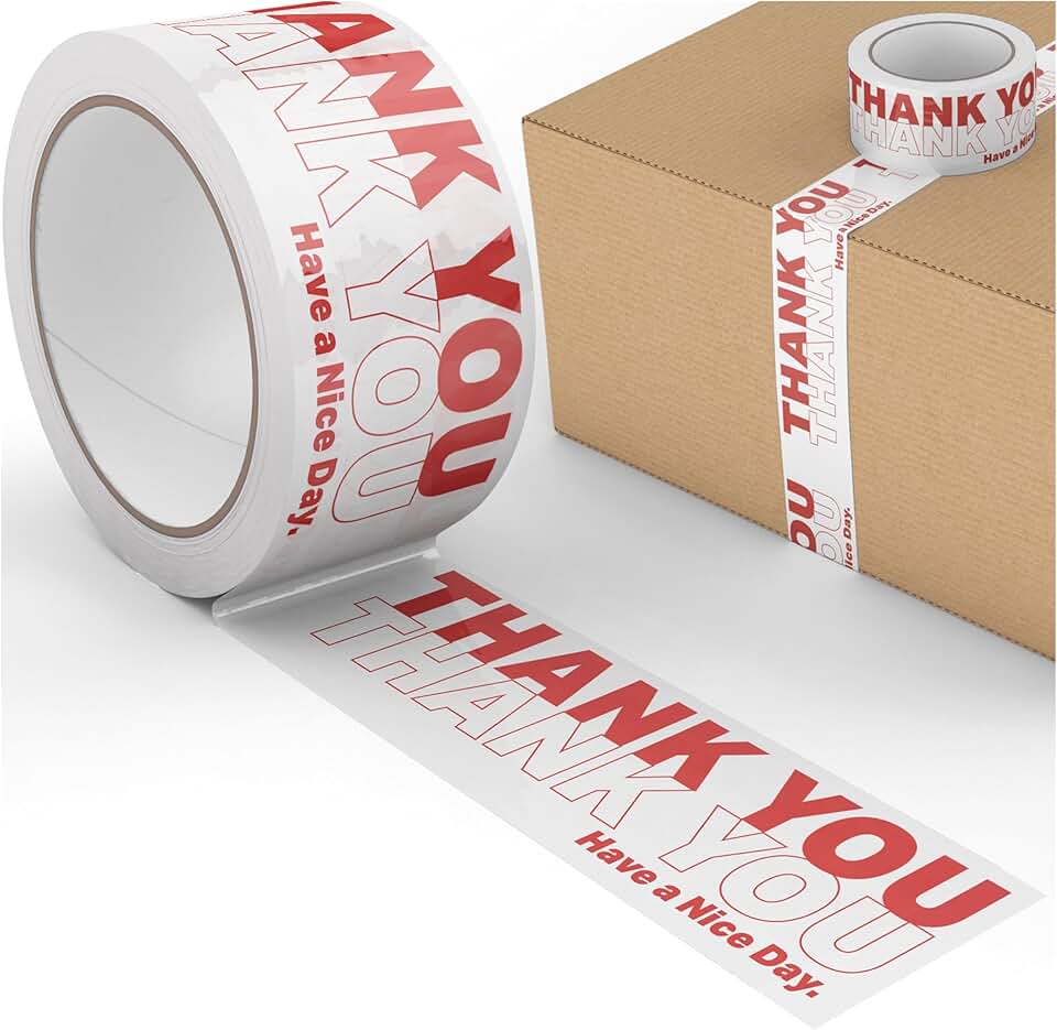 Thank You Decorative Packing Tape for Small Business