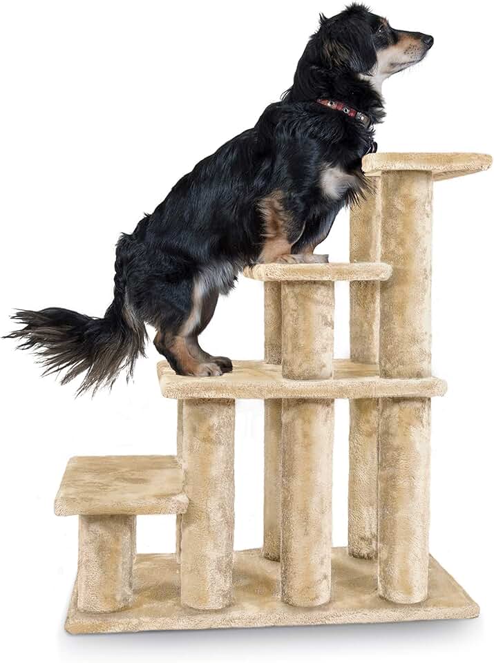 Multi-Step Pet Stairs for High Beds and Sofas