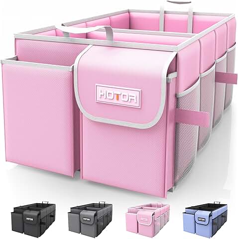 Foldable Pink Trunk Organizer for SUV and Sedan
