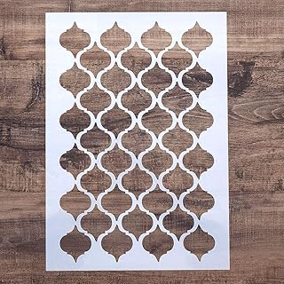 Decorative Stencil Template for Walls and Crafts