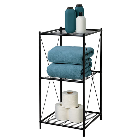 Floor Stand, Black Cross-Style