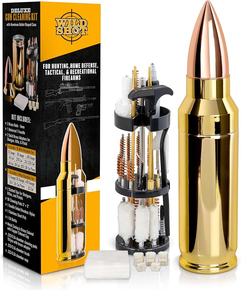 Deluxe Gun Cleaning Kit with Aluminum Storage Case