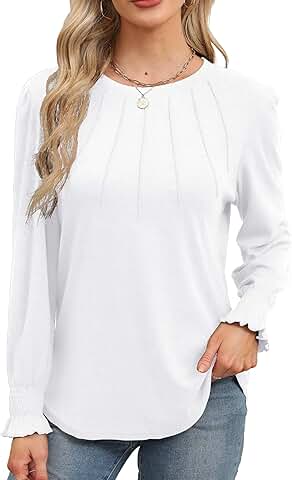 Long Sleeve Women's Fall Blouses 2025