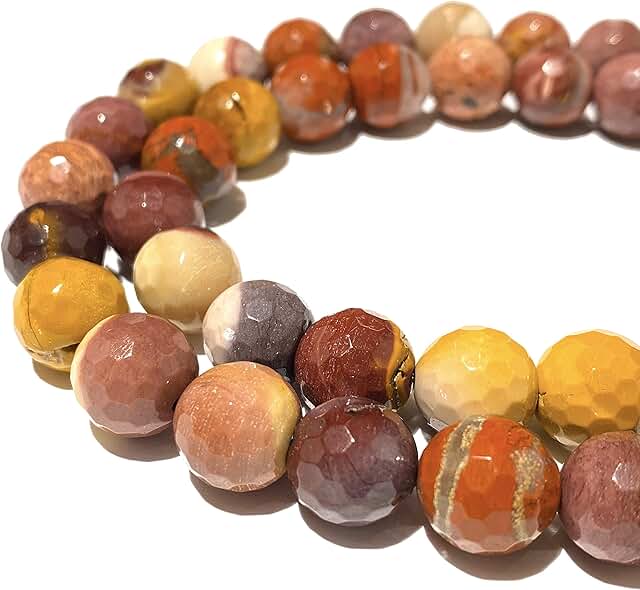 Tri-Color Mookaite Beads 12mm for Jewelry Making