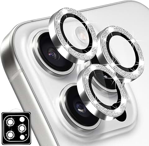 Diamond Glitter Sparkle Camera Lens Protector for Women