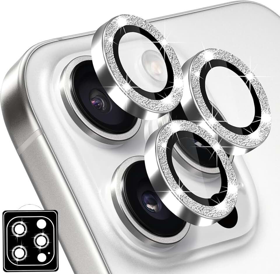Diamond Glitter Sparkle Camera Lens Protector for Women