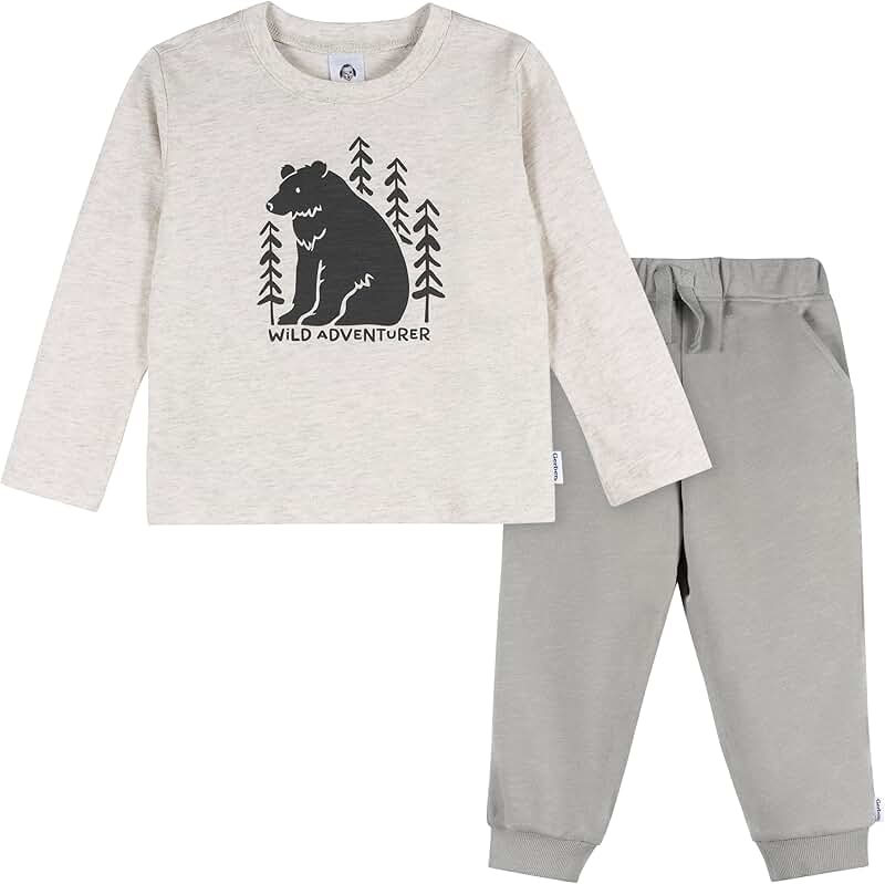 Baby Boy's Two-Piece Top and Joggers Set