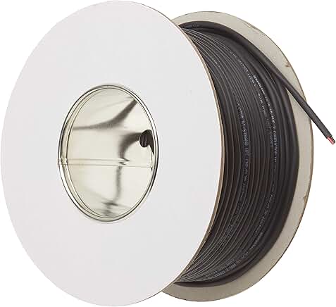 250 Feet 18 AWG Speaker Wire, Black