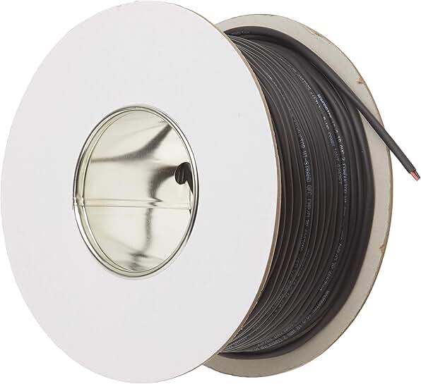 250 Feet 18 AWG Speaker Wire, Black
