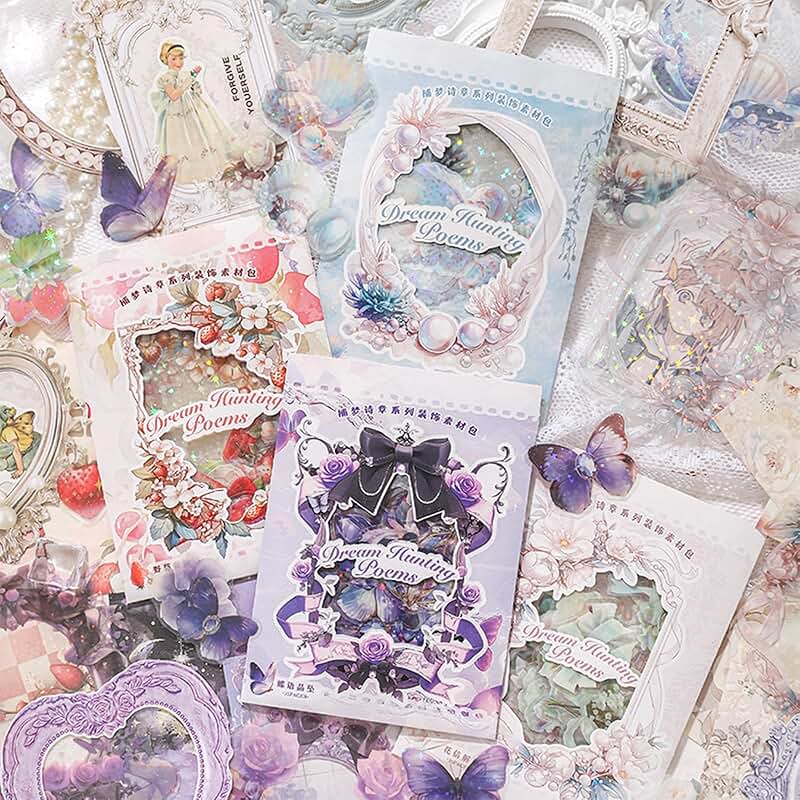 140 Sheets of Flower and Butterfly Scrapbook Stickers