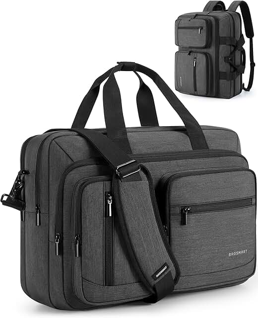 3-in-1 Water-Repellent Laptop Bag for Men
