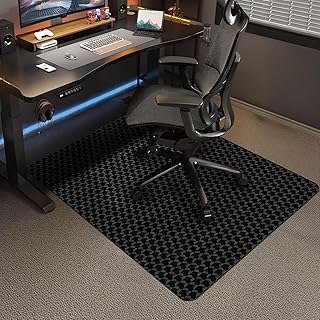 48x36 Inch Carpet Office Chair Mat with Anti-Slip and Waterproof Features