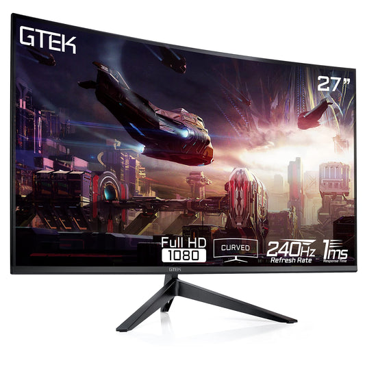 27-Inch 240Hz Curved Full HD Gaming Monitor with Speakers