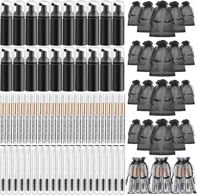 80-Piece Eyelash Extension Cleaning Kit