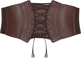Women’s Wide Elastic Lace-up Waist Belt