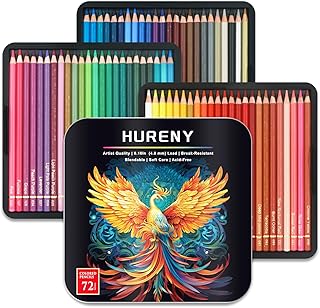 72 Oil-Based Colored Pencils for Adults
