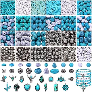1800-Piece Western Beads and Charms for Jewelry Making